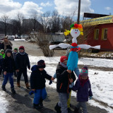 Marzanna po śniegu, marzec 2018