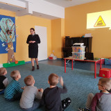 Bezpieczny przejazd, spotkanie  z przedstawicielem PKP